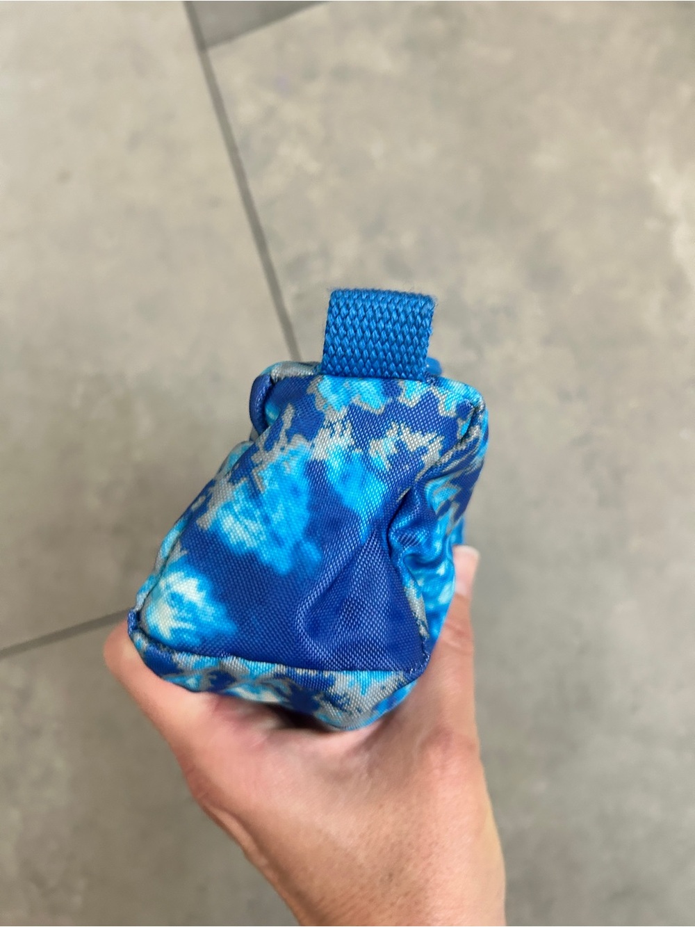 Kipling Freedom Pencil Case Cosmetic Bag Blue Tie Dye - Picture 6 of 11